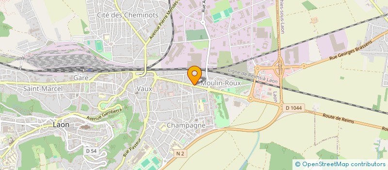 localisation de l'entreprise ASSOCIATION CULTUELLE ISLAMIQUE DE LAON à LAON