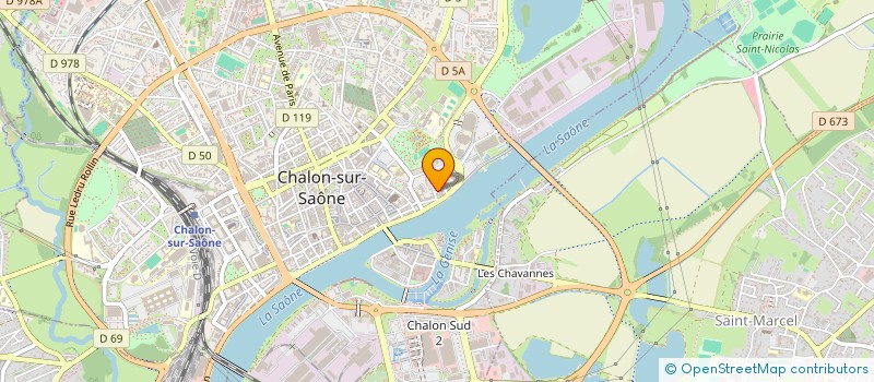 localisation de l'entreprise ASSOCIATION CULTUELLE ISRAELITE DE CHALON-SUR-SAONE  CHALON-SUR-SAONE