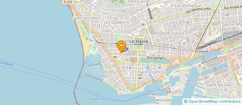 localisation de l'entreprise ASSOCIATION CULTUELLE ISRAELITE DU HAVRE à LE HAVRE