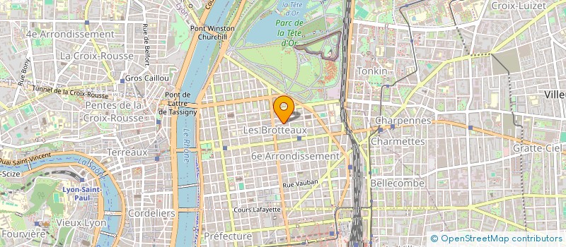 localisation de l'entreprise ASSOCIATION CULTUELLE ISRALITE ETZ HAYIM LUBAVITCH à LYON