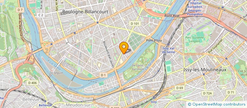 localisation de l'entreprise ASSOCIATION CULTUELLE LES TEMOINS DE JEHOVAH DE FRANCE à BOULOGNE-BILLANCOURT
