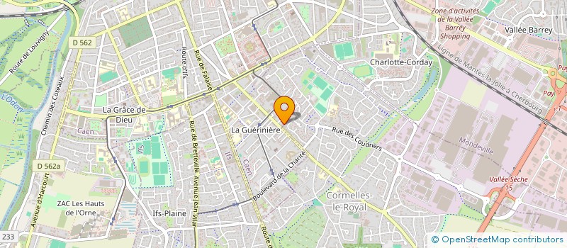 localisation de l'entreprise ASSOCIATION CULTUELLE MUSULMANE DE BIENFAISANCE à CAEN