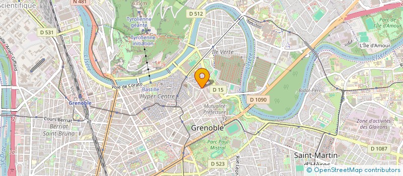 localisation de l'entreprise ASSOCIATION CULTUELLE MUSULMANE ISEROISE  GRENOBLE