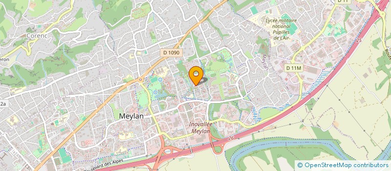 localisation de l'entreprise ASSOCIATION CULTUELLE MUSULMANE MEYLANAISE  MEYLAN