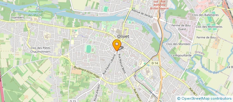 localisation de l'entreprise ASSOCIATION CULTUELLE ORTHODOXE DU CHRIST SAUVEUR à OLIVET