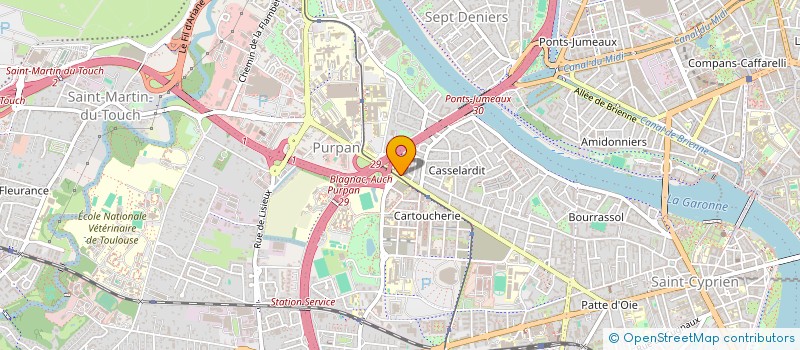 localisation de l'entreprise ASSOCIATION CULTUELLE ORTHODOXE RUSSE DE TOULOUSE  TOULOUSE