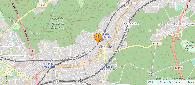 localisation de l'entreprise ASSOCIATION CULTUELLE PAROISSIALE DE L'EGLISE APOSTOLIQUE ARMENIENNE DE CHAVILLE à CHAVILLE