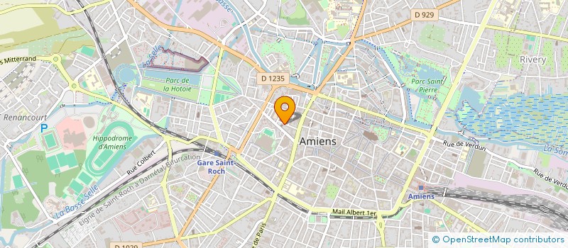 localisation de l'entreprise ASSOCIATION CULTUELLE REGIONALE DE L'EGLISE PROTESTANTE UNIE DE FRANCE NORD NORMANDIE à AMIENS