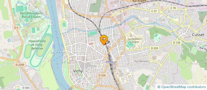 localisation de l'entreprise ASSOCIATION CULTUELLE TURQUE  VICHY