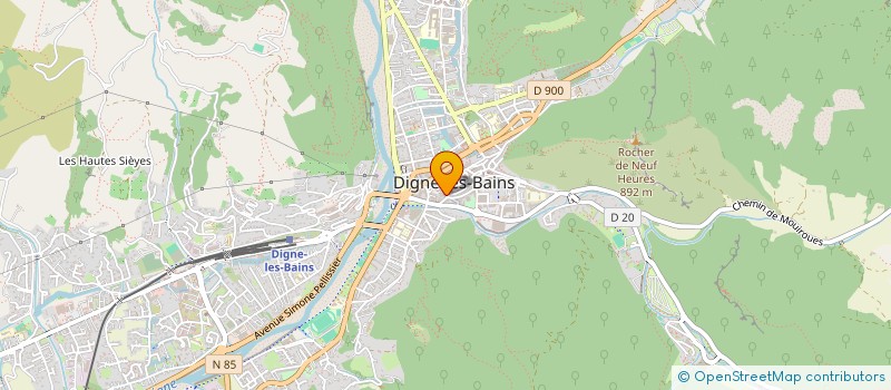 localisation de l'entreprise ASSOCIATION CULTUELLE TURQUE ALPES DE HAUTE PROVENCE à DIGNE-LES-BAINS