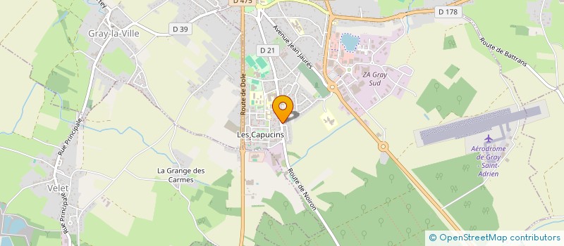 localisation de l'entreprise ASSOCIATION CULTUELLE TURQUE DE GRAY  GRAY