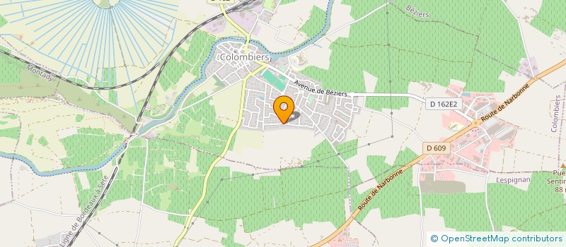 localisation de l'entreprise ASSOCIATION CULTURE ART PATRIMOINE à COLOMBIERS