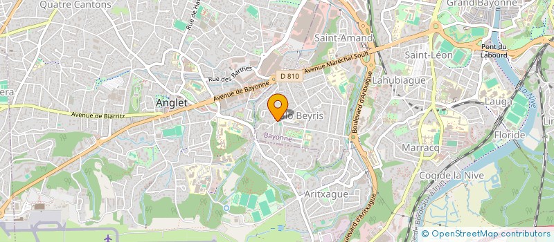 localisation de l'entreprise ASSOCIATION CULTURE DU COEUR PYRENEES-ATLANTIQUES à BAYONNE