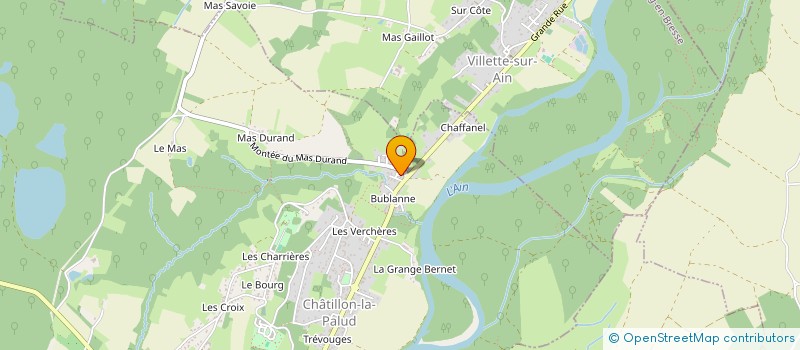 localisation de l'entreprise ASSOCIATION CULTURE ET DEFENSE à CHATILLON-LA-PALUD
