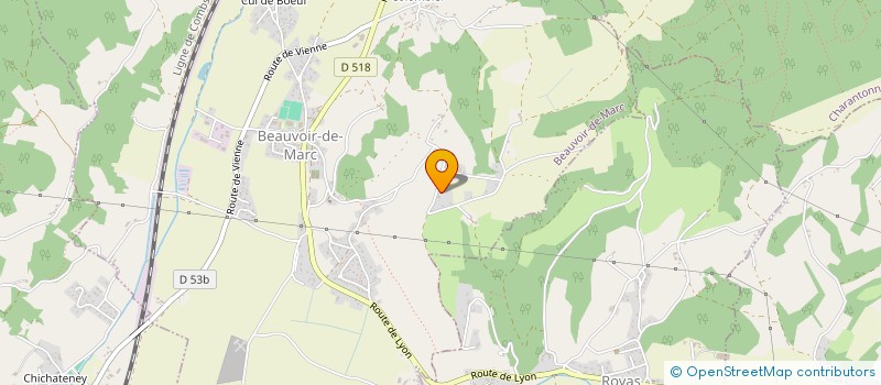 localisation de l'entreprise ASSOCIATION CULTURE ET LOISIRS  CHATONNAY