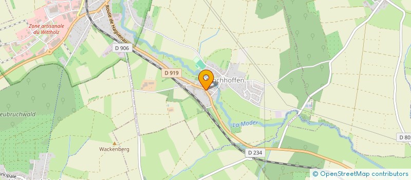 localisation de l'entreprise ASSOCIATION CULTURE ET LOISIRS  MENCHHOFFEN