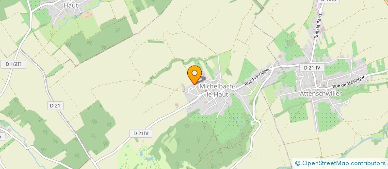 localisation de l'entreprise ASSOCIATION CULTURE ET LOISIRS  MICHELBACH-LE-HAUT