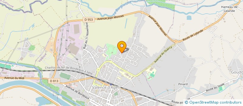 localisation de l'entreprise ASSOCIATION CULTURE ET LOISIRS  GOLFECH