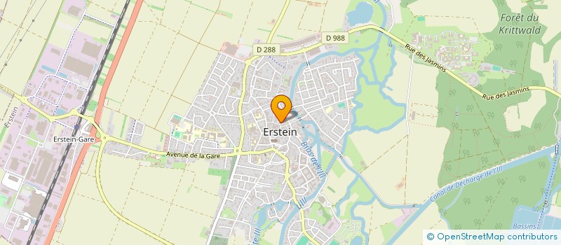 localisation de l'entreprise ASSOCIATION CULTURE ET LOISIRS D ERSTEIN  ERSTEIN