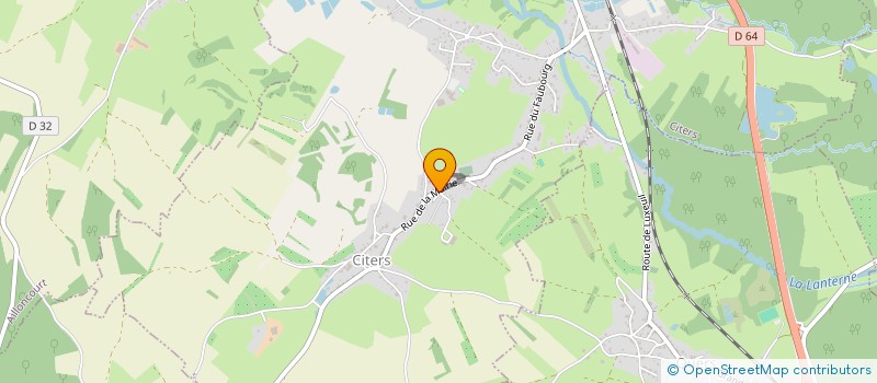 localisation de l'entreprise ASSOCIATION CULTURE ET LOISIRS DE CITERS  CITERS