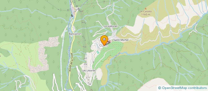 localisation de l'entreprise ASSOCIATION CULTURE ET LOISIRS DE SAINT SAUVEUR à SAINT-SAUVEUR-SUR-TINEE