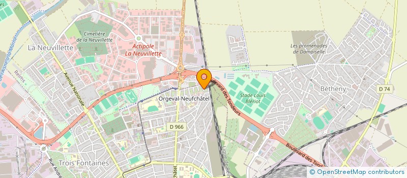 localisation de l'entreprise ASSOCIATION CULTURE ET PARTAGE COEUR TERRE  REIMS