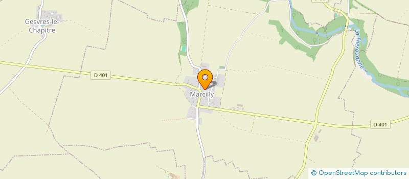 localisation de l'entreprise ASSOCIATION CULTURE ET PATRIMOINE DE MARCILLY (77139)  MARCILLY
