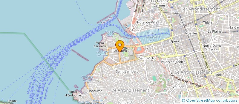 localisation de l'entreprise ASSOCIATION CULTURE ET PELERINAGE à MARSEILLE
