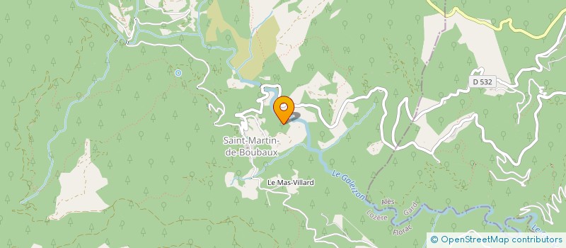 localisation de l'entreprise ASSOCIATION CULTURE ET VIE  LE COLLET-DE-DEZE