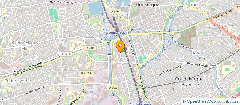localisation de l'entreprise ASSOCIATION CULTURE ET VOUS à DUNKERQUE