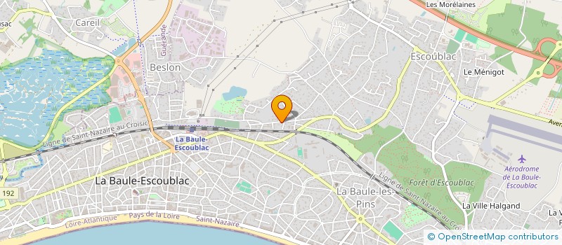 localisation de l'entreprise ASSOCIATION CULTURE LOISIRS ANIMATION à LA BAULE-ESCOUBLAC