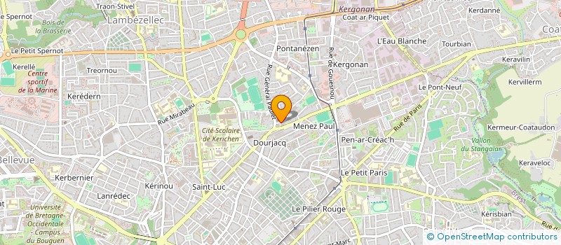 localisation de l'entreprise ASSOCIATION CULTURE LOISIRS DES RETRAITES à BREST