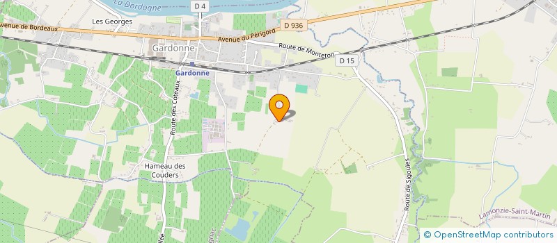 localisation de l'entreprise ASSOCIATION CULTURE PHYSIQUE FRANCE  GARDONNE