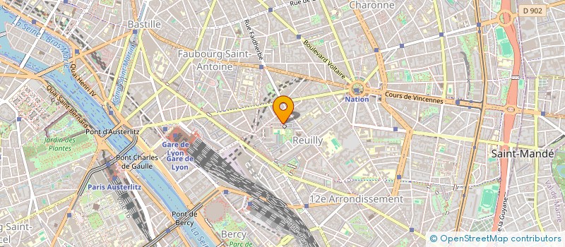 localisation de l'entreprise ASSOCIATION CULTURE POPULAIRE ET LOISIRS DE L'HOPITAL ESQUIROL A SAINT MAURICE  PARIS