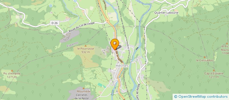 localisation de l'entreprise ASSOCIATION CULTURE SON  HECHES