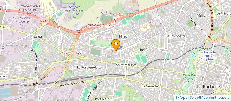 localisation de l'entreprise ASSOCIATION CULTURE SPORT  LA ROCHELLE