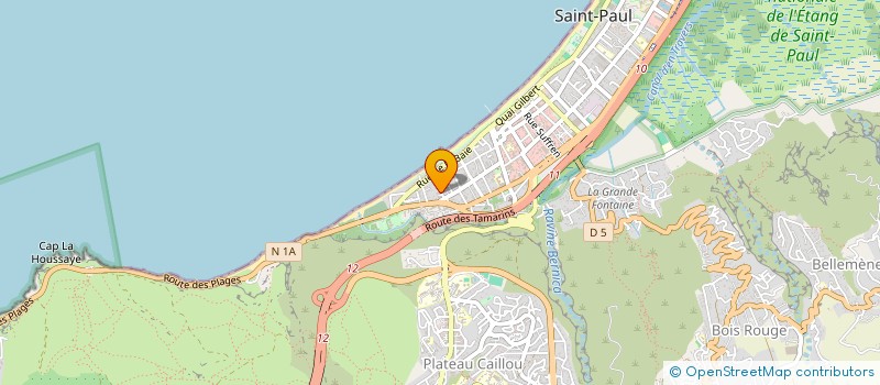 localisation de l'entreprise ASSOCIATION CULTURE, SPORT ET LOISIR DE SAINT-PAUL  SAINT-PAUL
