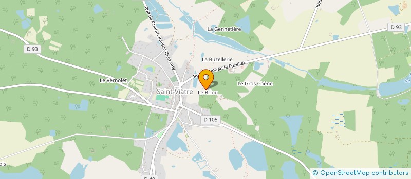 localisation de l'entreprise ASSOCIATION CULTURE TERROIR ET PATRIMOINE  SAINT VIATRE