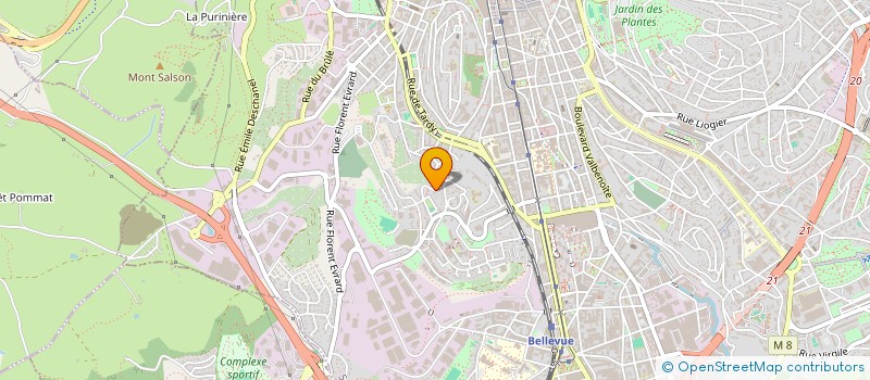 localisation de l'entreprise ASSOCIATION CULTUREL ISLAMO FRANCAISE DE LA LOIRE  SAINT-ETIENNE