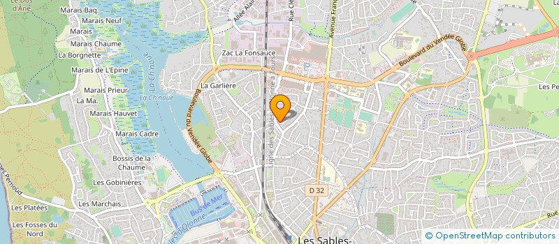 localisation de l'entreprise ASSOCIATION CULTURELE ET CULTUELLE DES MUSULMANS DU PAYS DES OLONNES (ACCMPO) à LES SABLES D'OLONNE
