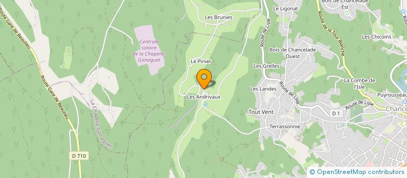 localisation de l'entreprise ASSOCIATION CULTURELLE 3 CMR  CHANCELADE