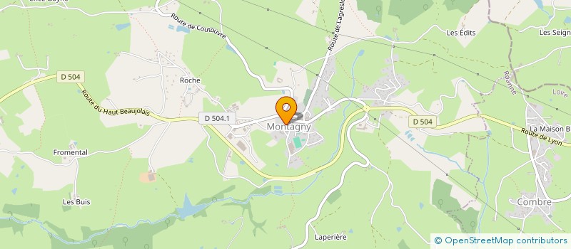 localisation de l'entreprise ASSOCIATION CULTURELLE  MONTAGNY