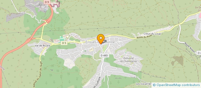 localisation de l'entreprise ASSOCIATION CULTURELLE ABBE MANDINE  ENSUES-LA-REDONNE