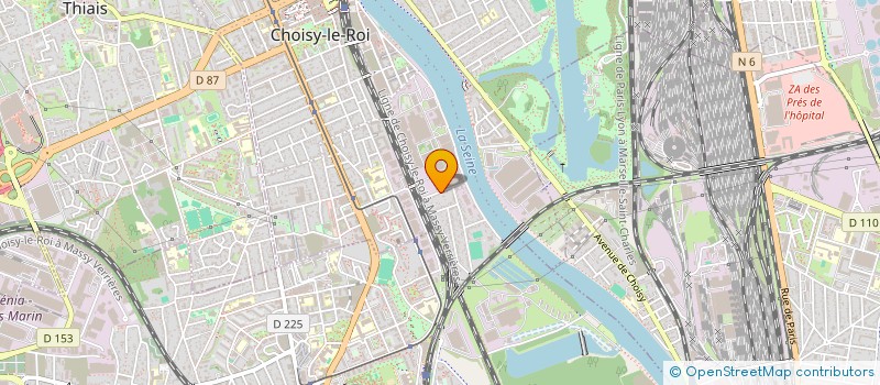 localisation de l'entreprise ASSOCIATION CULTURELLE ARTS ET VIE SOCIALE (ACAVS) à CHOISY-LE-ROI