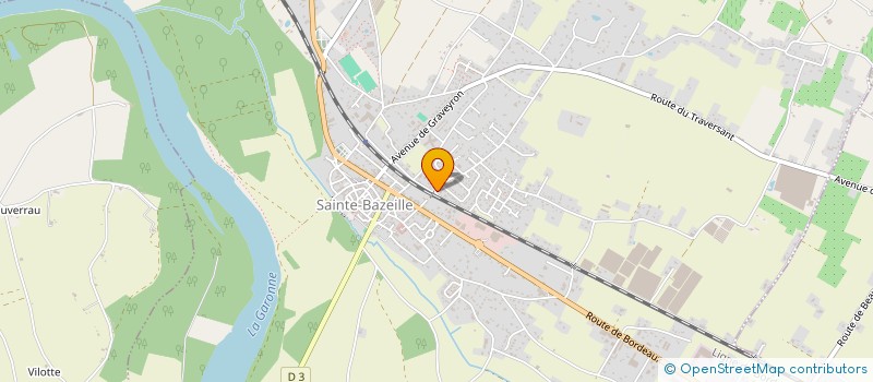 localisation de l'entreprise ASSOCIATION CULTURELLE BAZEILLAISE  SAINTE-BAZEILLE