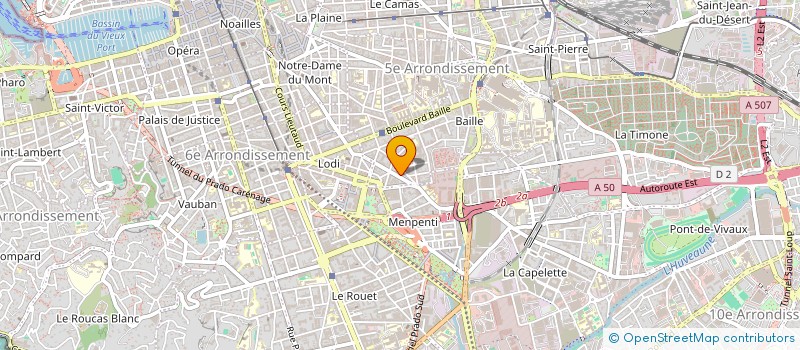 localisation de l'entreprise ASSOCIATION CULTURELLE BRISANT DES CHAINES à MARSEILLE