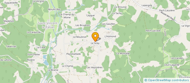 localisation de l'entreprise ASSOCIATION CULTURELLE CHATEAU VEYRIGNAC à VEYRIGNAC