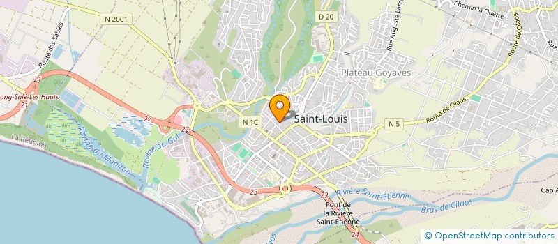 localisation de l'entreprise ASSOCIATION CULTURELLE COMORIENNE DU SUD DE LA REUNION à SAINT-LOUIS