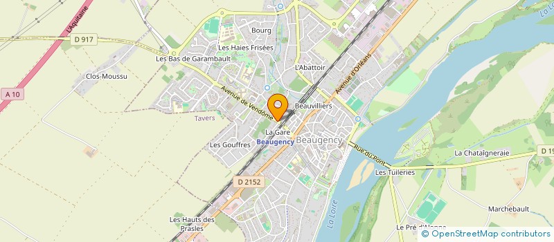 localisation de l'entreprise ASSOCIATION CULTURELLE CONGOLAISE DU LOIRET à BEAUGENCY
