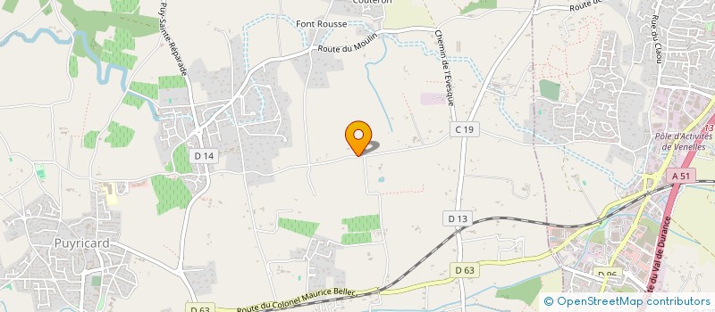 localisation de l'entreprise ASSOCIATION CULTURELLE D'AMITIE FRANCO-VIETNAMIENNE(A.C.A.F.V.)  AIX-EN-PROVENCE